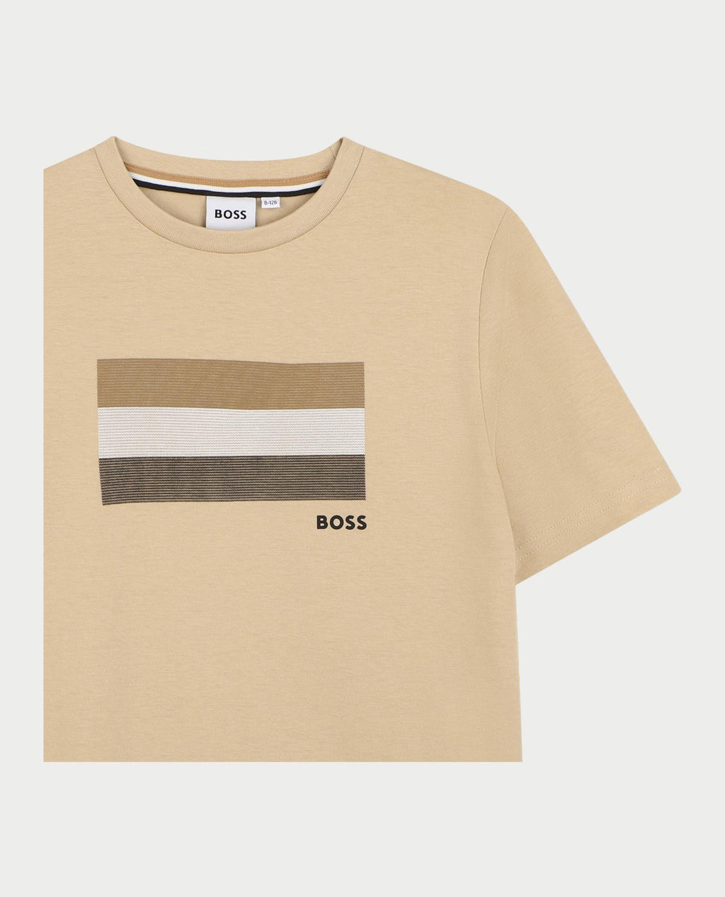 חולצת טישרט BOSS מיתוג חזה עדין לילדים Green / 4Y