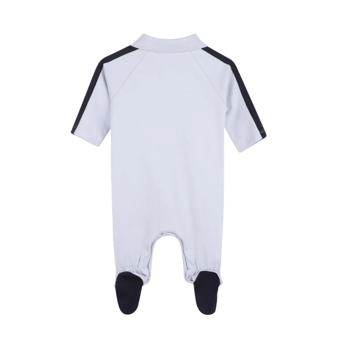 אוברול BOSS מיתוג חזה עדין לתינוקות BLUE / NB