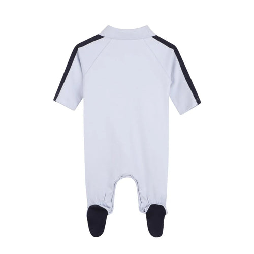 אוברול BOSS מיתוג חזה עדין לתינוקות BLUE / NB