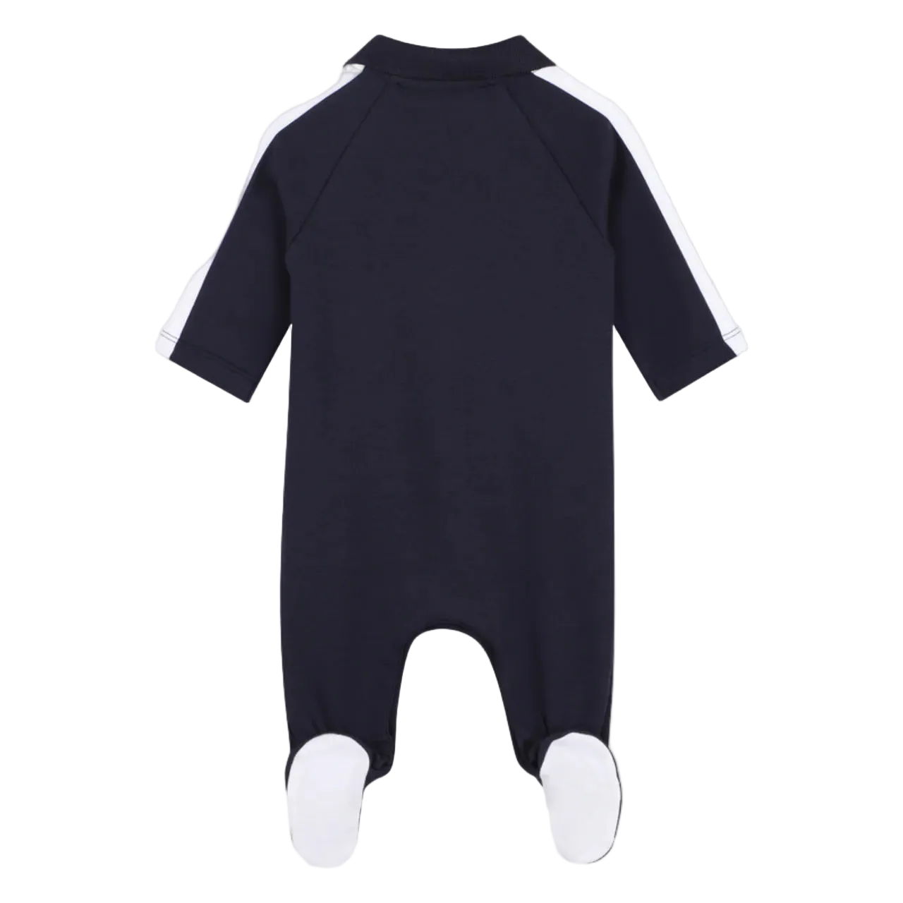 אוברול BOSS מיתוג חזה עדין לתינוקות BLUE / NB