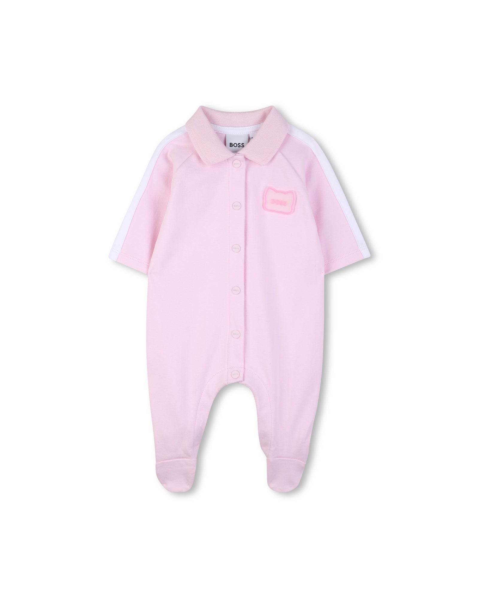 אוברול BOSS מראה חלק רך לתינוקות Red / NB