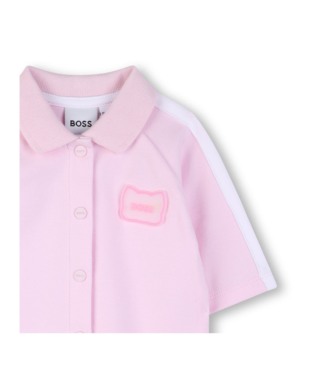 אוברול BOSS מראה חלק רך לתינוקות Red / NB