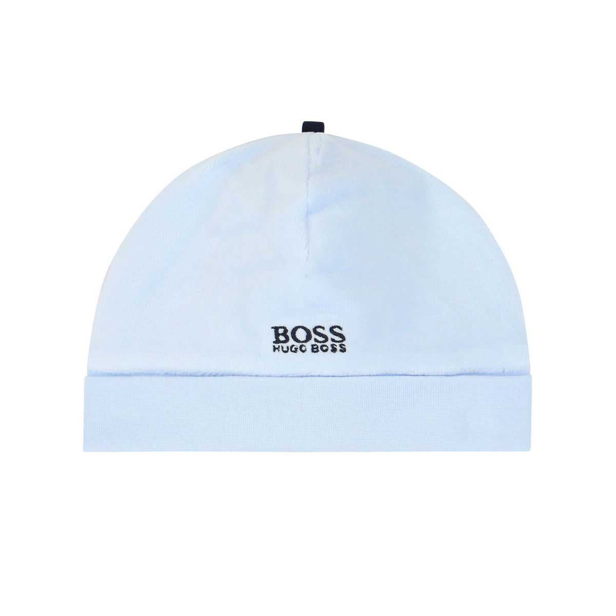 כובע BOSS כותנה לוגו מותג לתינוקות