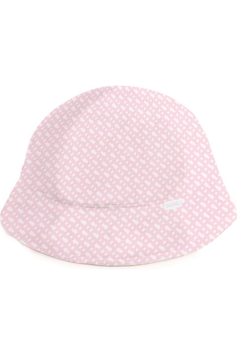 כובע BOSS NB בצבע ורוד לתינוקות