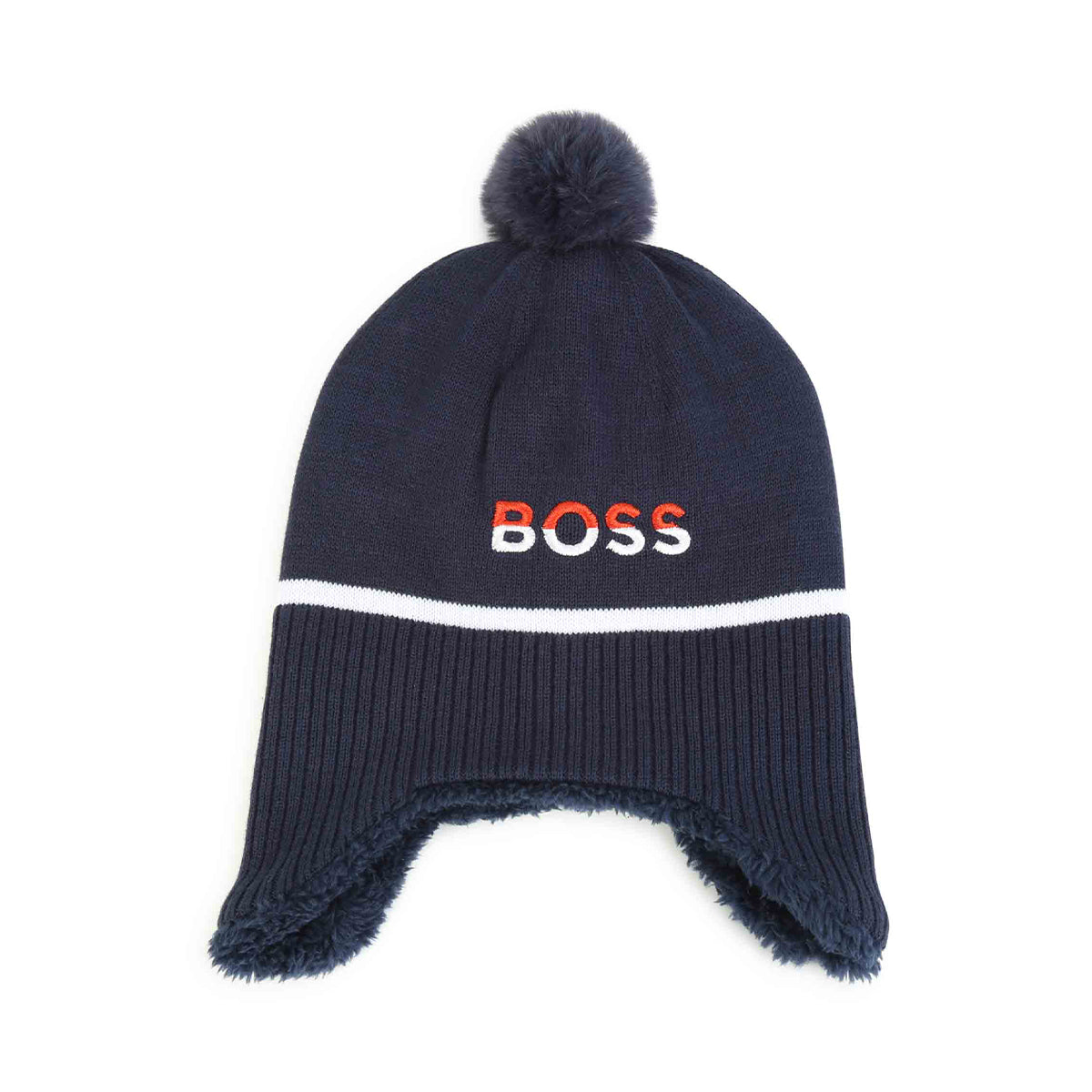 כובע צמר BOSS כולל מחממי אוזניים לתינוקות