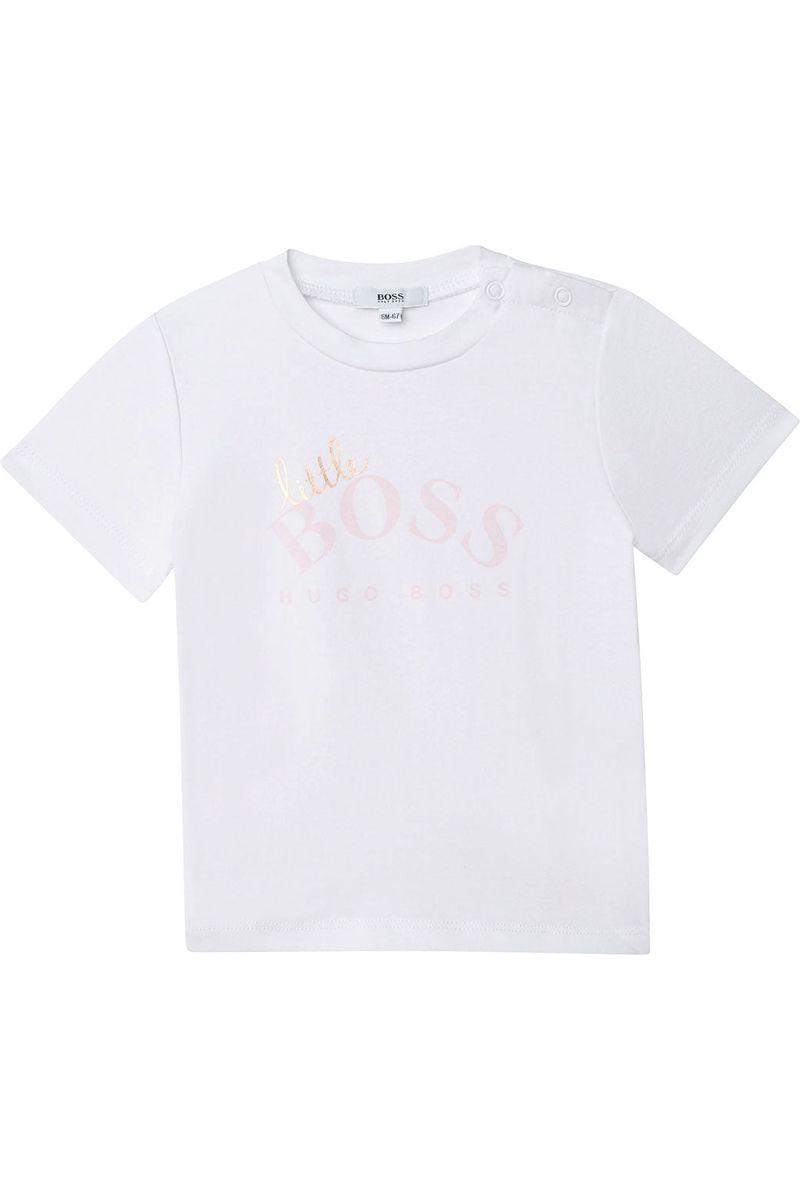 טישרט HUGO BOSS LITTLE לתינוקות