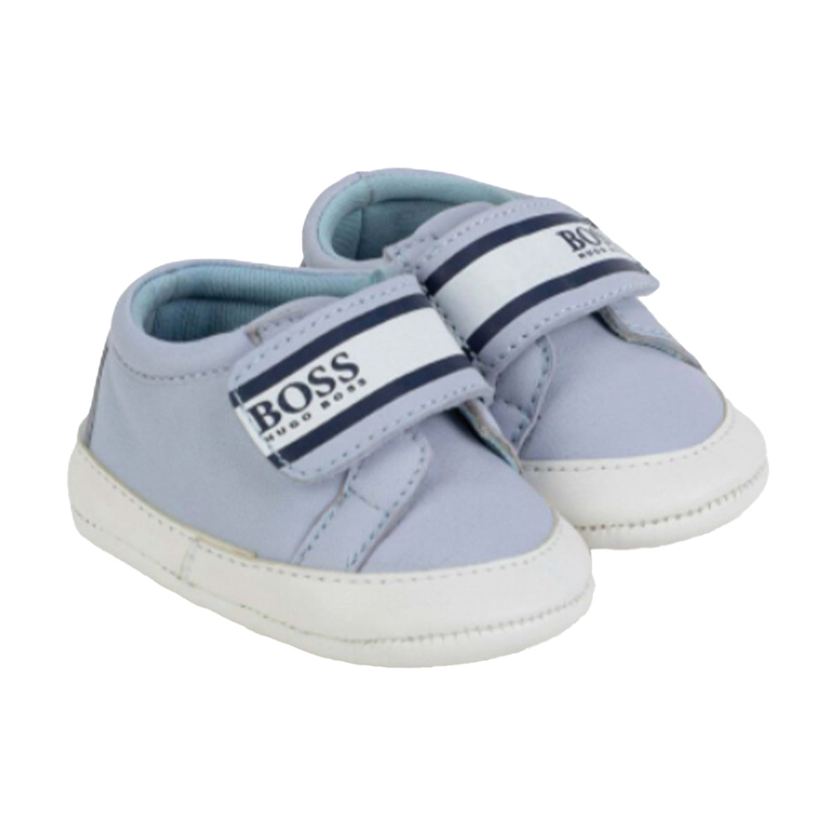 נעלי טרום הליכה HUGO BOSS פס לבן לתינוקות