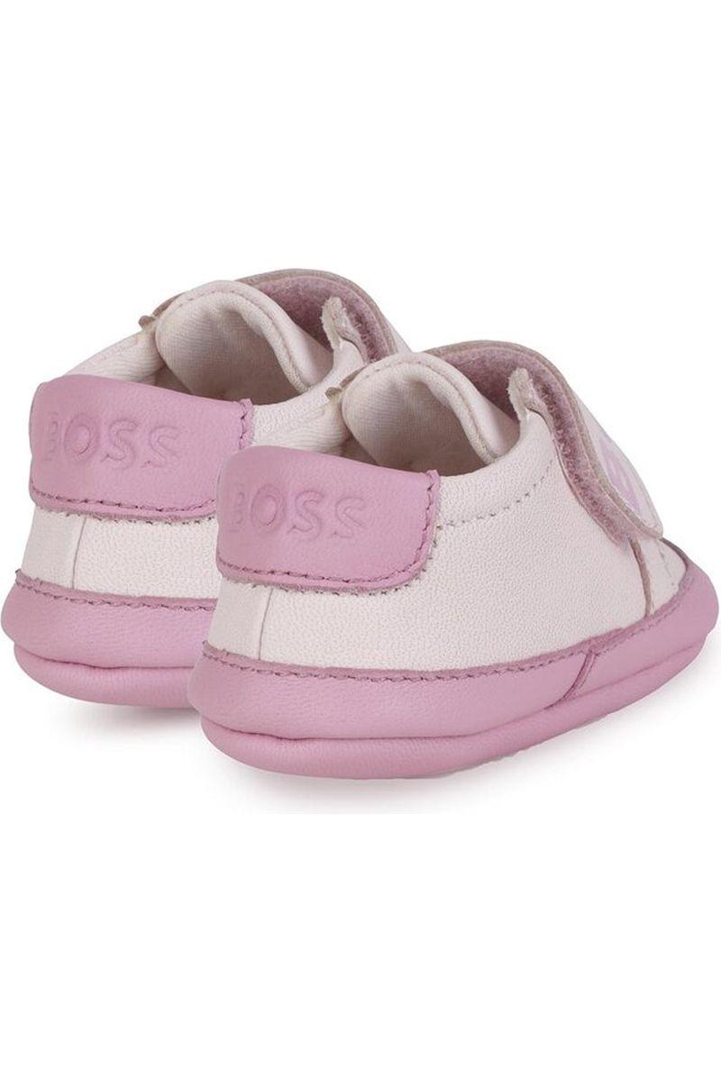 נעלי טרום הליכה BOSS סגירת סקוץ' לתינוקות