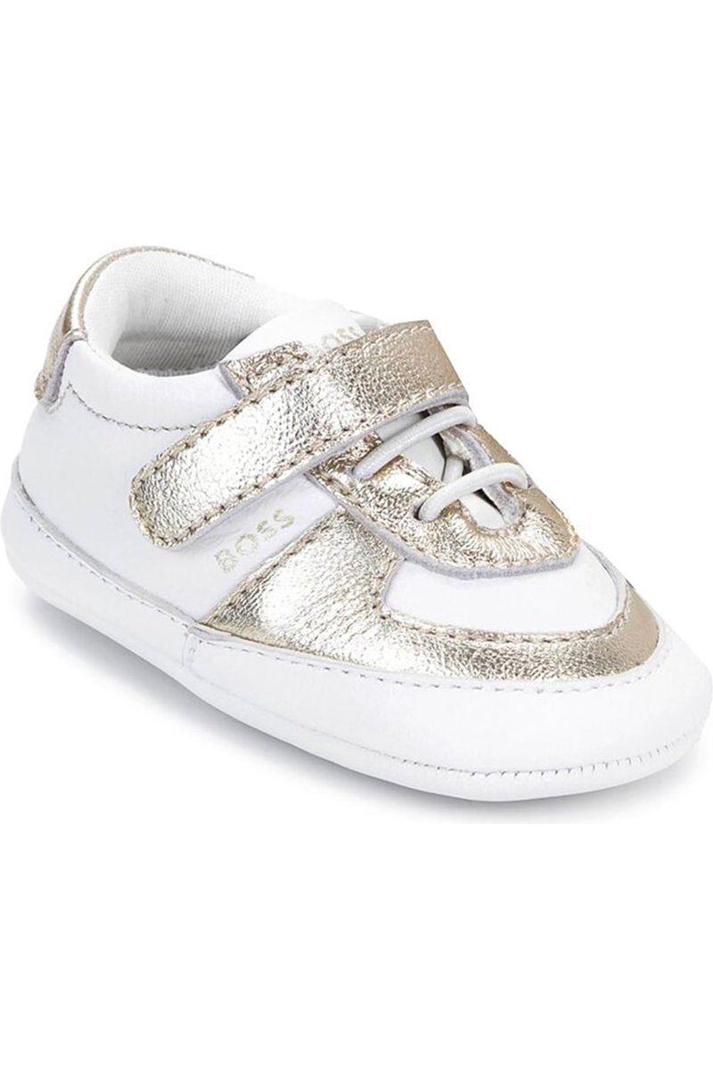 נעלי טרום הליכה BOSS מוזהבות לתינוקות