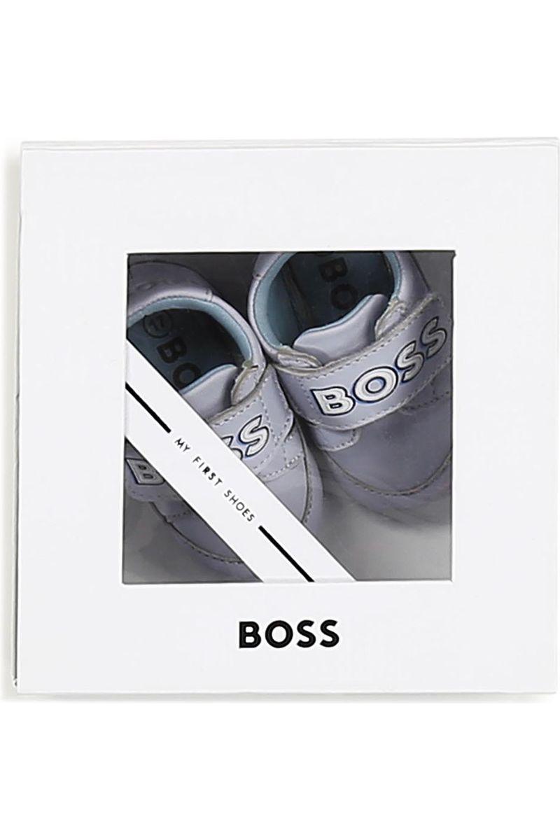 נעלי טרום הליכה BOSS הדפס לוגו לתינוקות