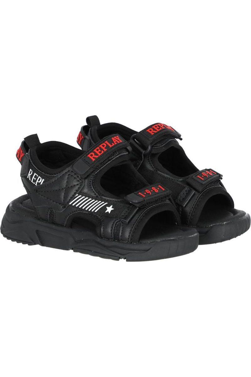 סנדל REPLAY לילדים לוגו אדום