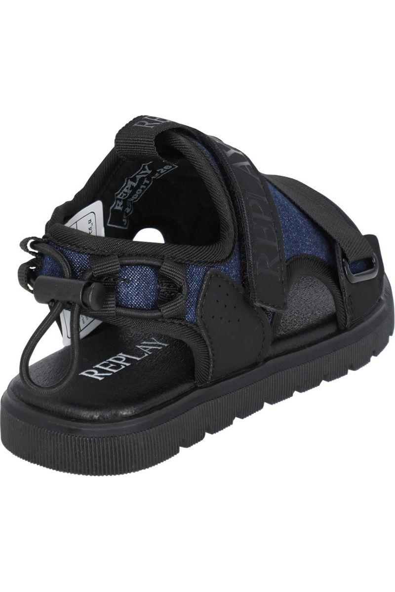סנדלי REPLAY עם שרוך אלסטי אחורי ומעצור לילדים