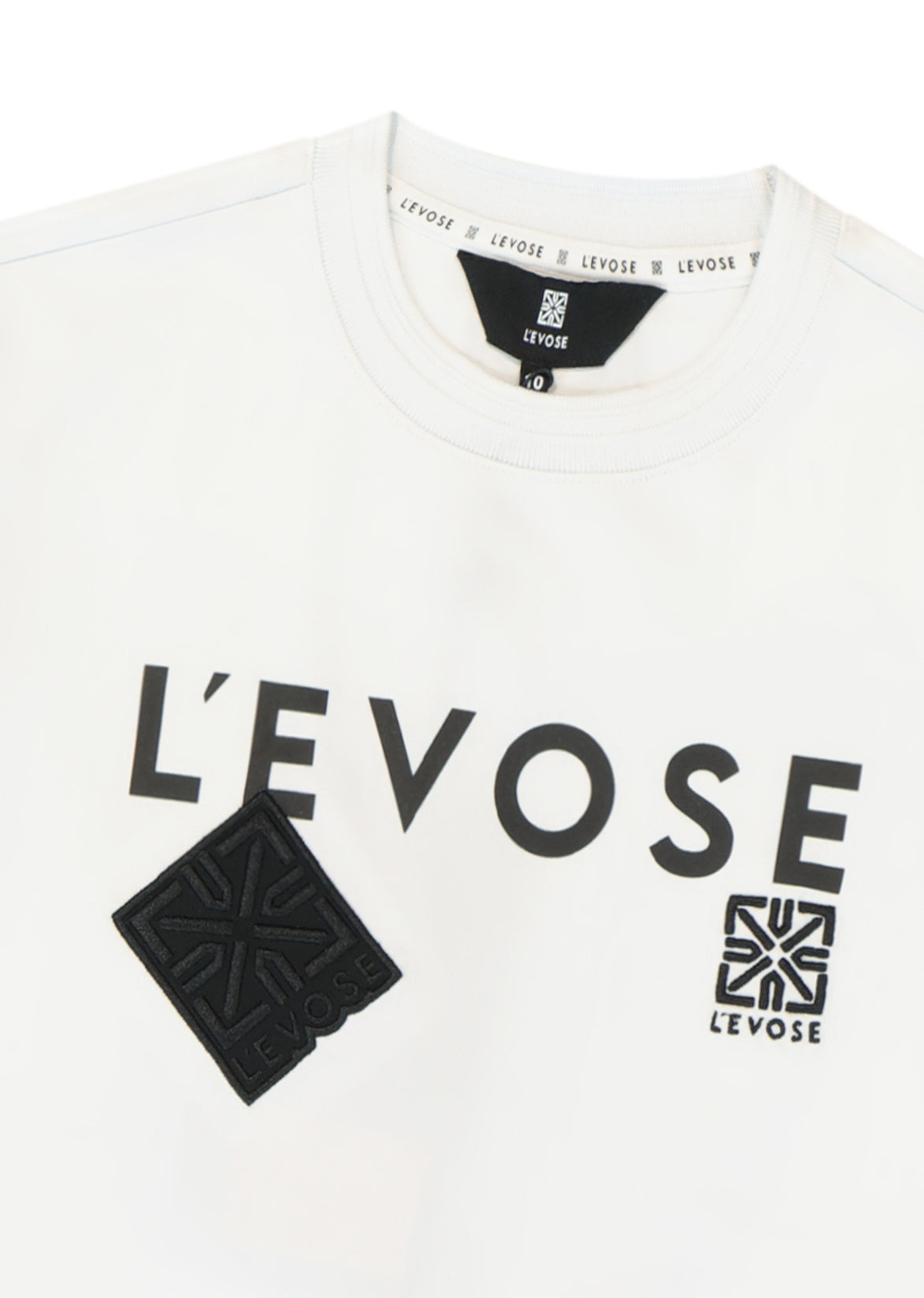 חולצת טישרט LEVOSE לוגו קדמי לילדים WHITE / 2Y