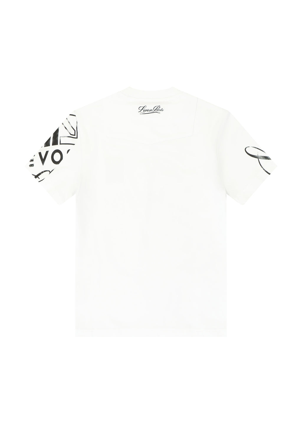 חולצת טישרט LEVOSE הדפס לוגו S לילדים WHITE / 2Y