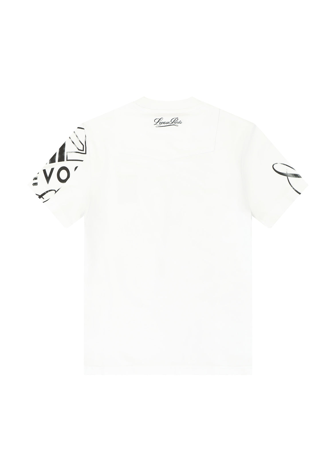 חולצת טישרט LEVOSE הדפס לוגו S לילדים WHITE / 2Y