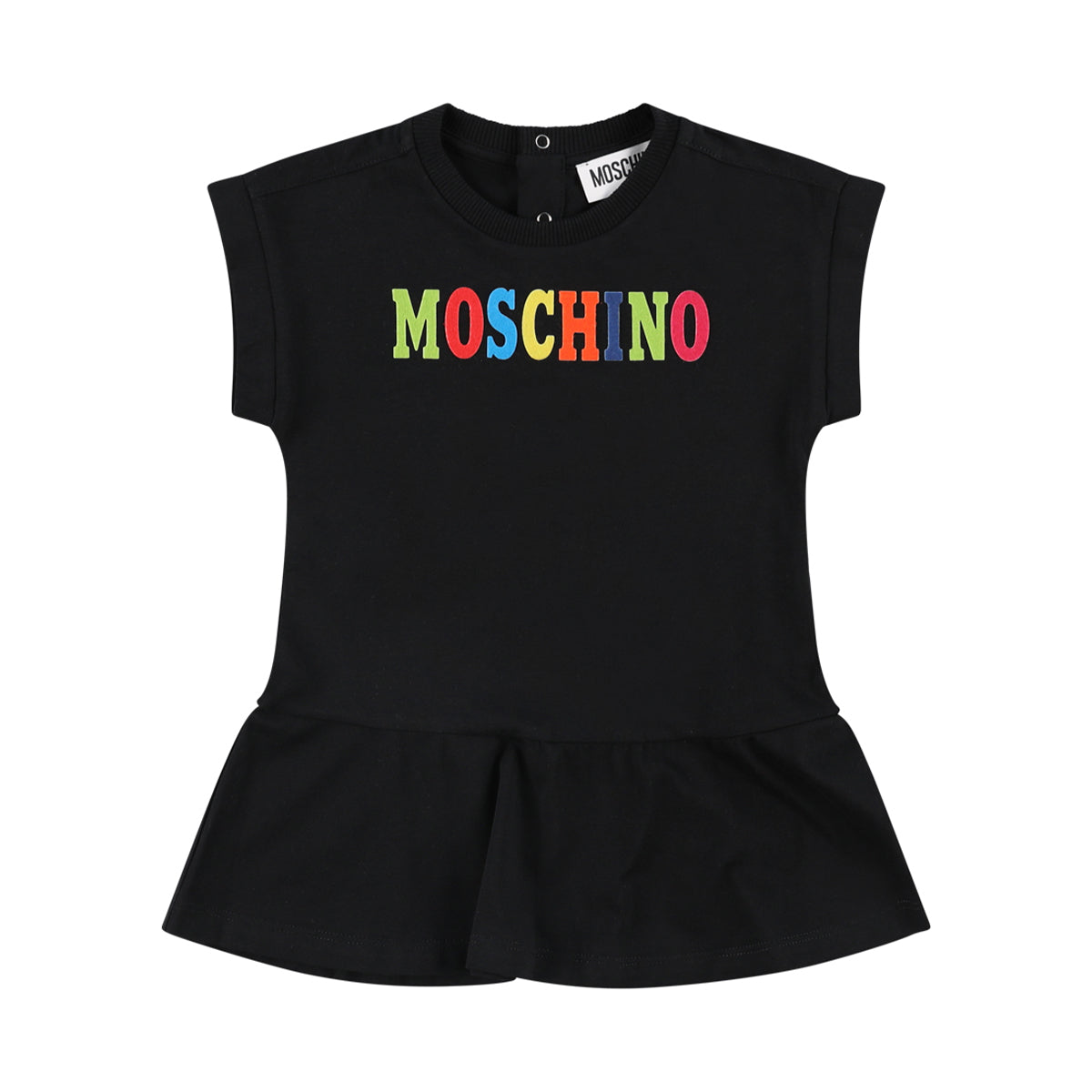 שמלת מלמלה MOSCHINO לוגו צבעוני לתינוקות