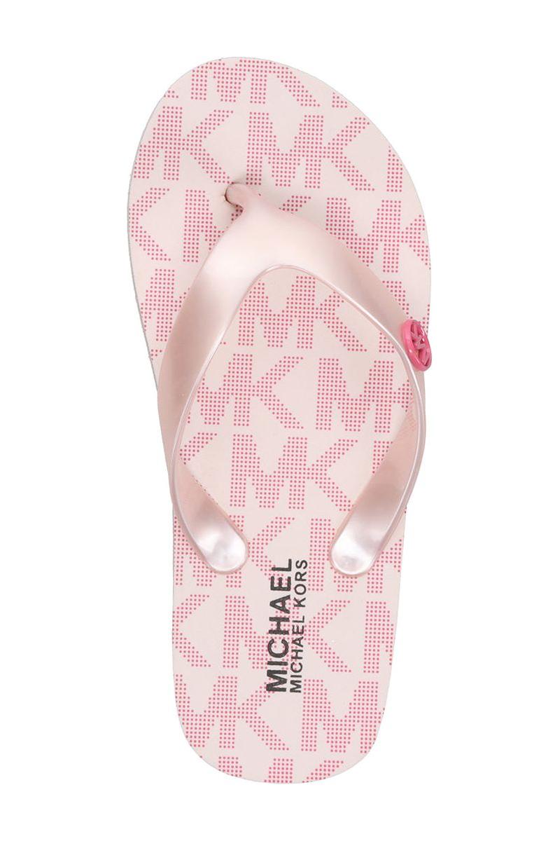 כפכפי MICHAEL KORS רצועות מבריקות לילדות