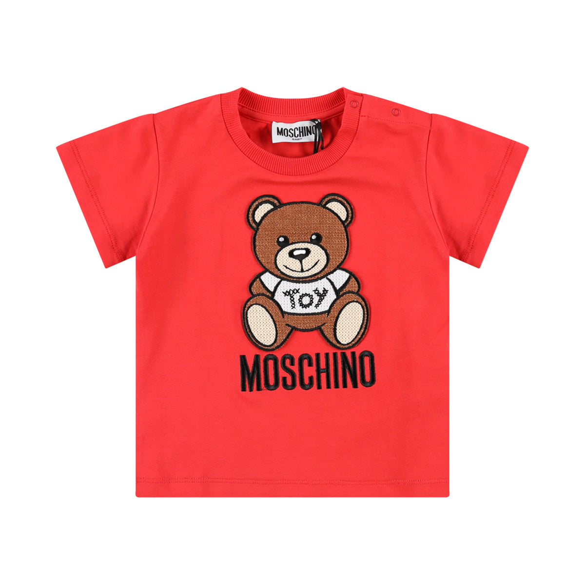 טישרט MOSCHINO לוגו דובי לתינוקות