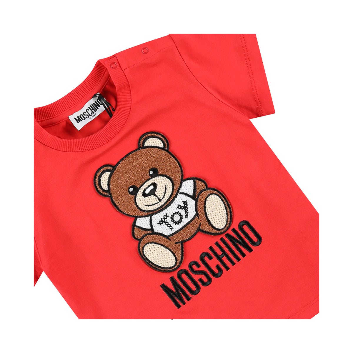 טישרט MOSCHINO לוגו דובי לתינוקות