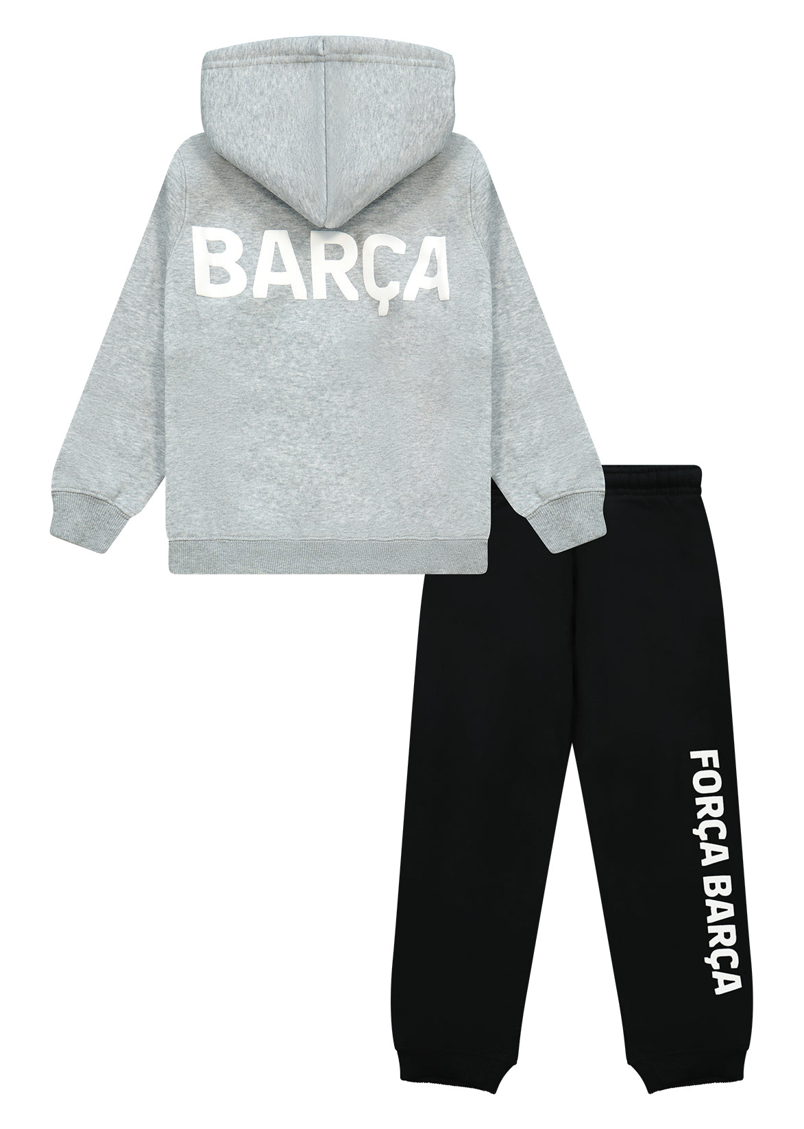 חליפת טרנינג BARCA NAMES קפוצ'ון לילדים Gray / 2Y