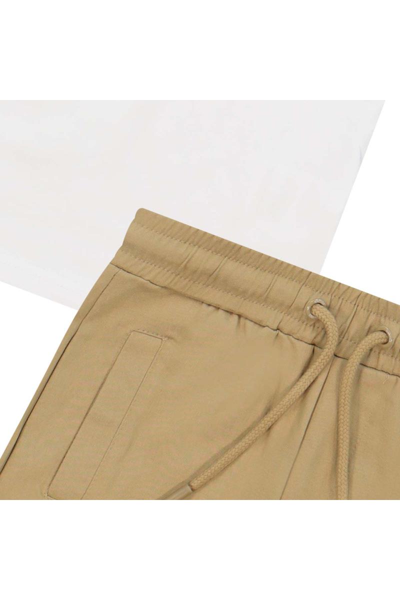 חליפת טריקו NAUTICA ריבוע באמצע לילדים WHITE / 2Y