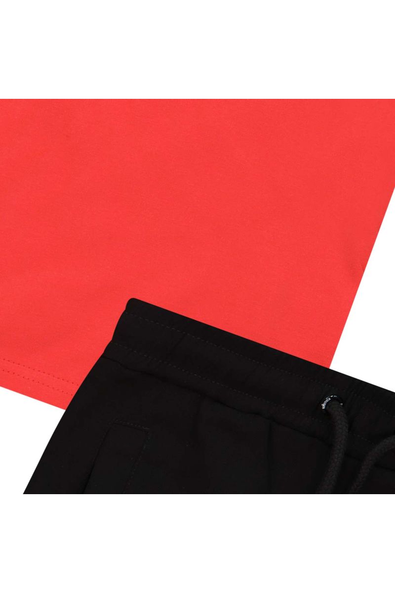 חליפת טריקו NAUTICA ריבוע באמצע לילדים RED / 2Y