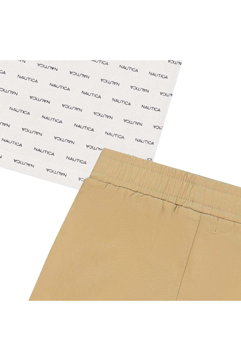 חליפת טריקו NAUTICA לוגו מלא לילדים WHITE / 2Y