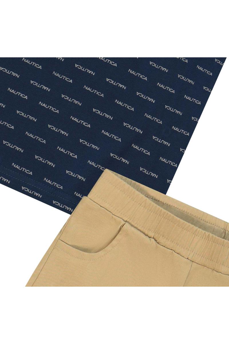 חליפת טריקו NAUTICA לוגו מלא לילדים BLUE / 2Y