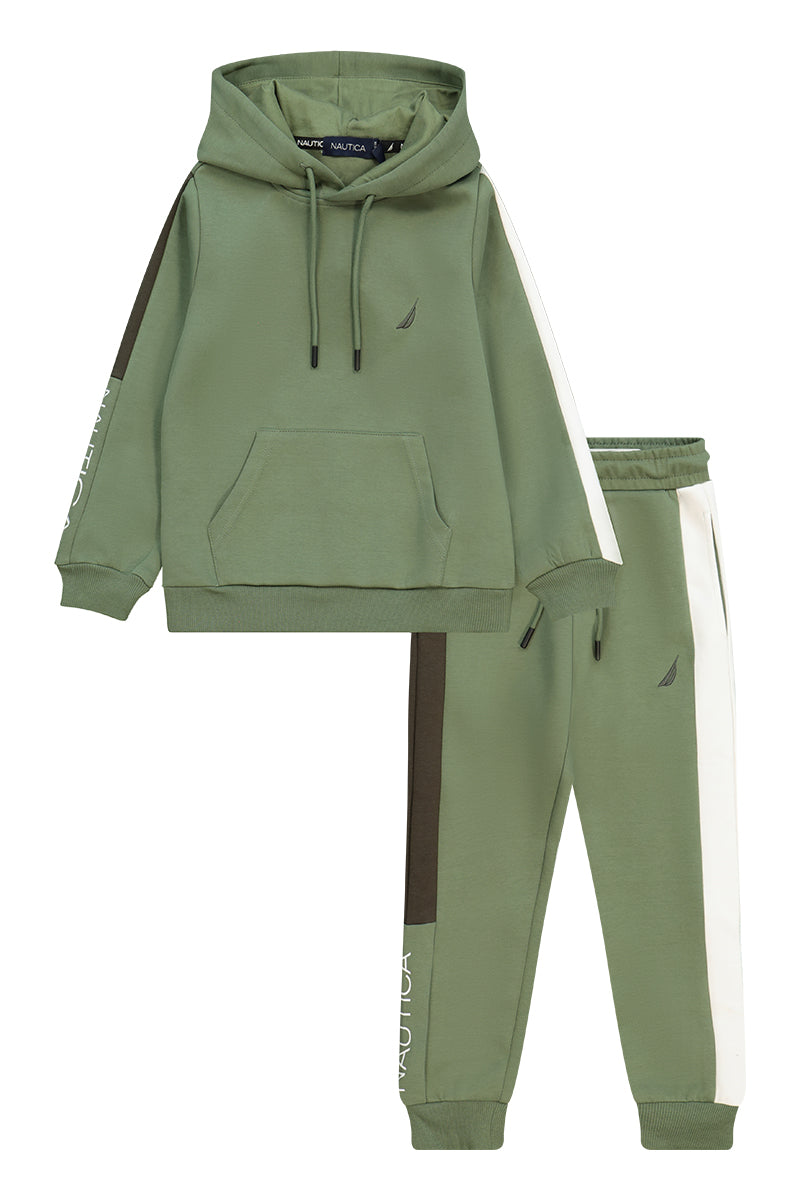 חליפת טרנינג NAUTUCA כיס באמצע לילדים Green / 2Y