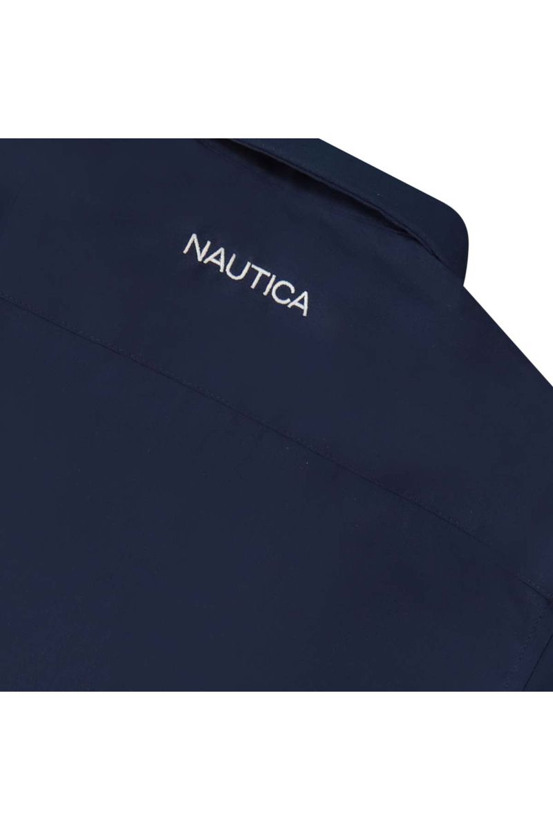 חולצה מכופתרת NAUTICA לוגו מותג בצד לילדים BLUE / 2Y