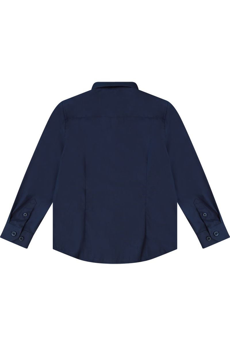 חולצה מכופתרת NAUTICA לוגו מותג בצד לילדים BLUE / 2Y