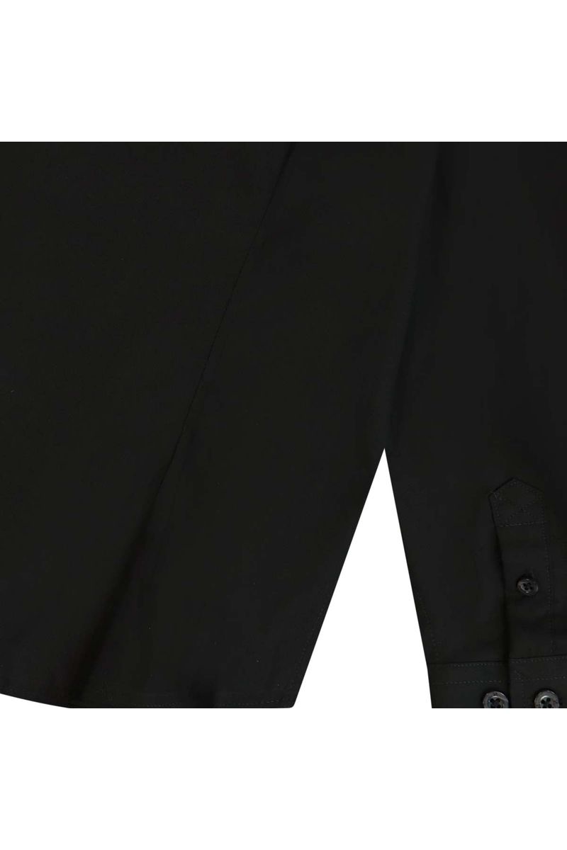 חולצה מכופתרת NAUTICA לוגו מותג בצד לילדים BLACK / 2Y