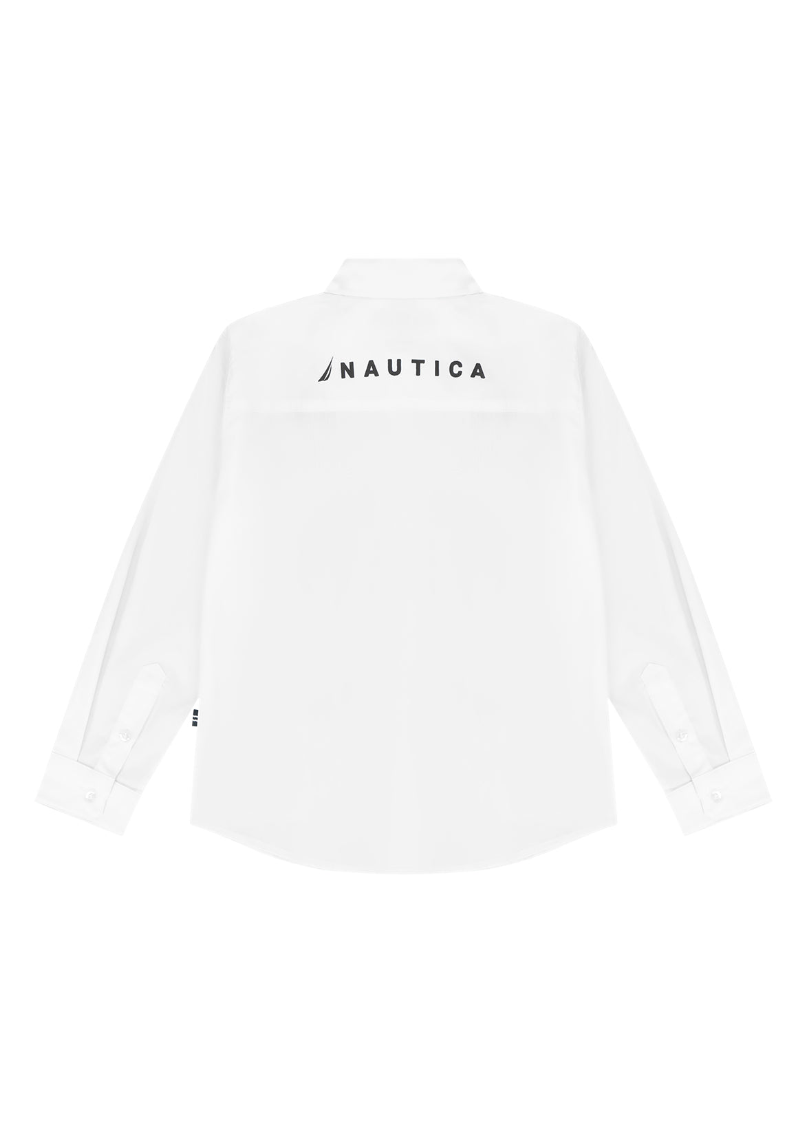 חולצה מכופתרת NAUTICA במיתוג גב גדול לילדים