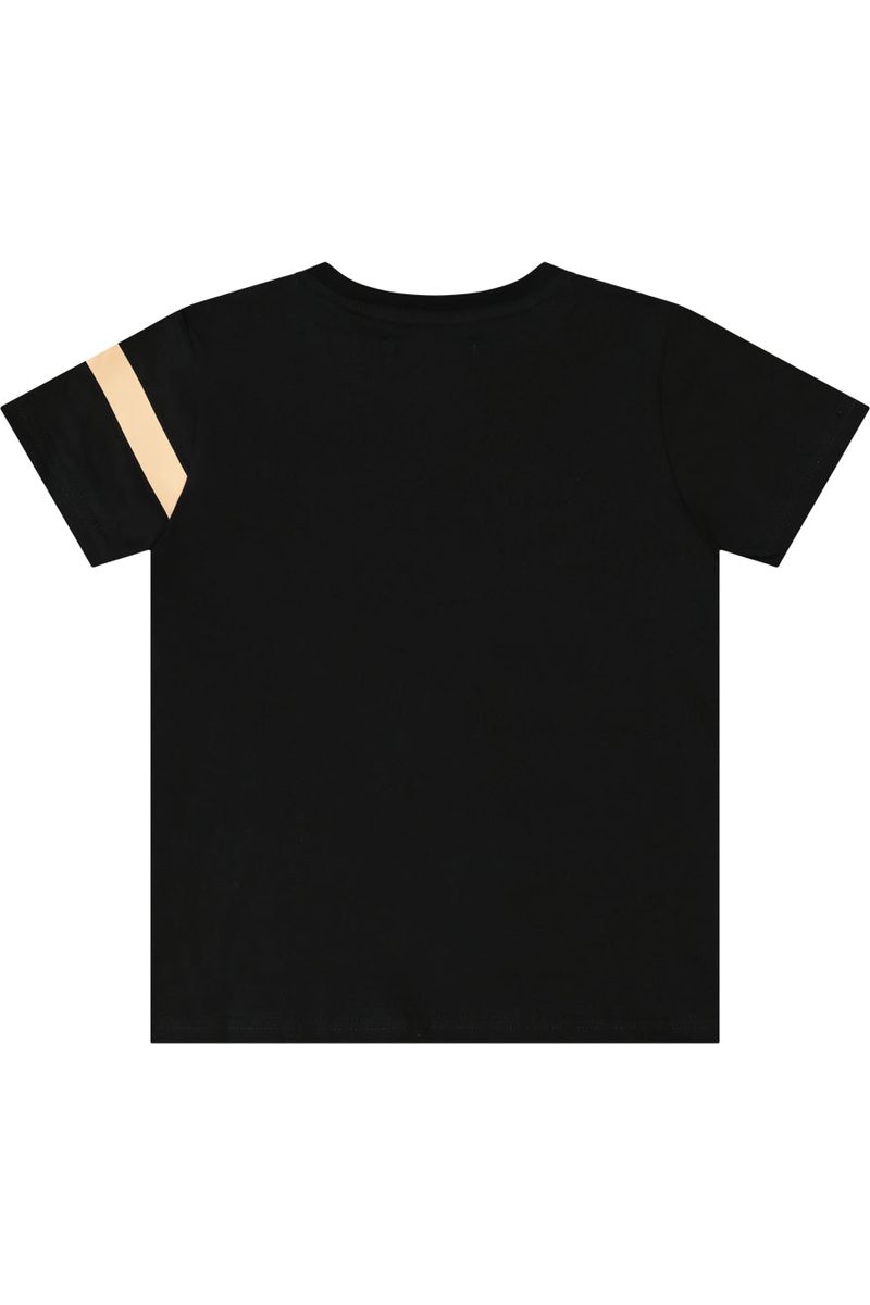 חולצת טישירט NAUTICA פס לילדים BLACK / 2Y