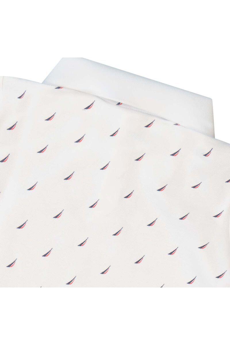 חולצת צווארון NAUTICA לוגו מלא לילדים WHITE / 2Y