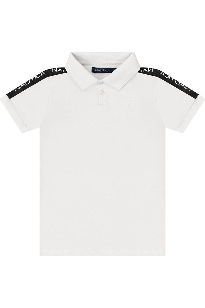 חולצת צווארון NAUTICA קלאסית לילדים WHITE / 2Y