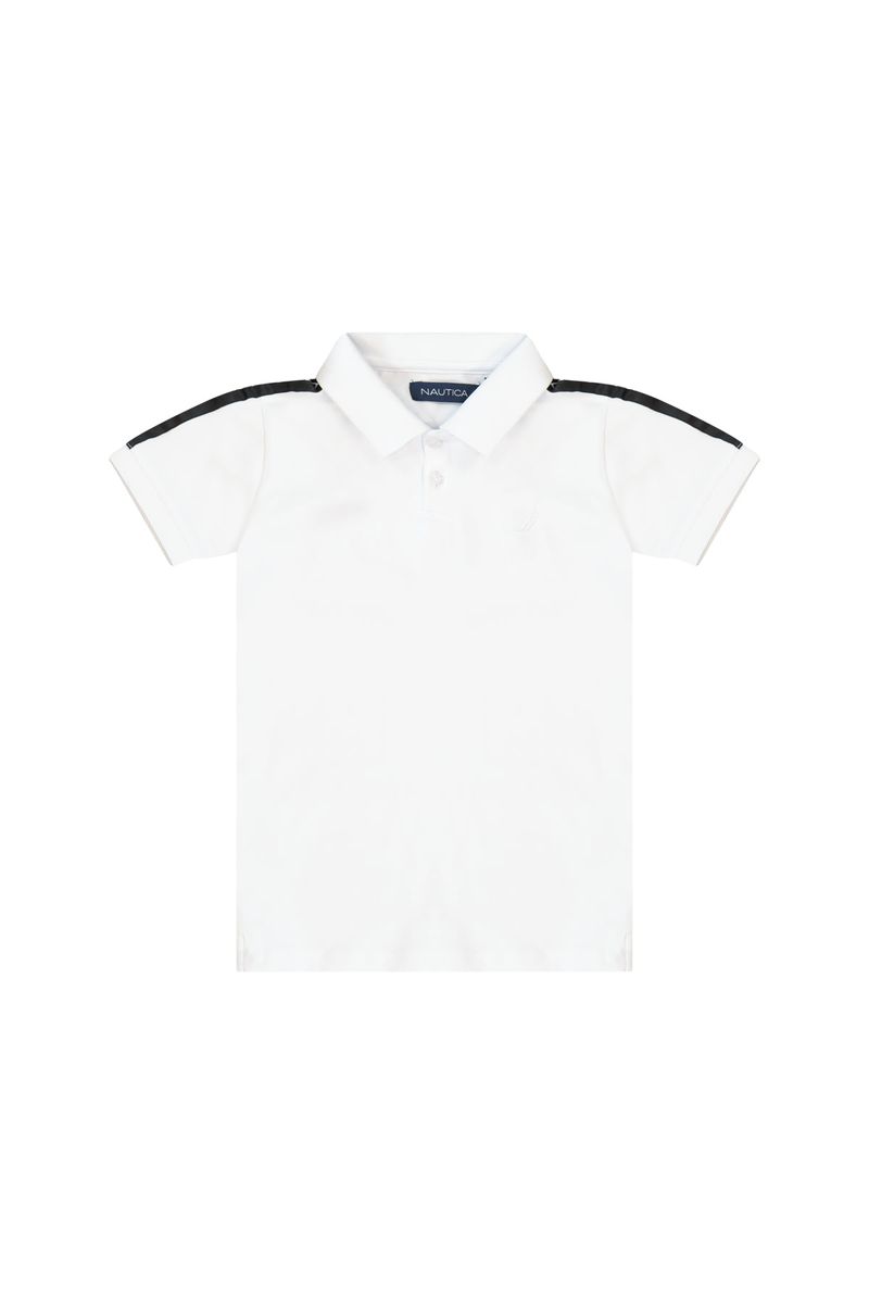 חולצת צווארון NAUTICA קלאסית לילדים WHITE / 2Y