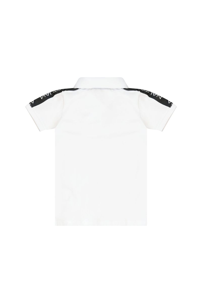 חולצת צווארון NAUTICA קלאסית לילדים WHITE / 2Y