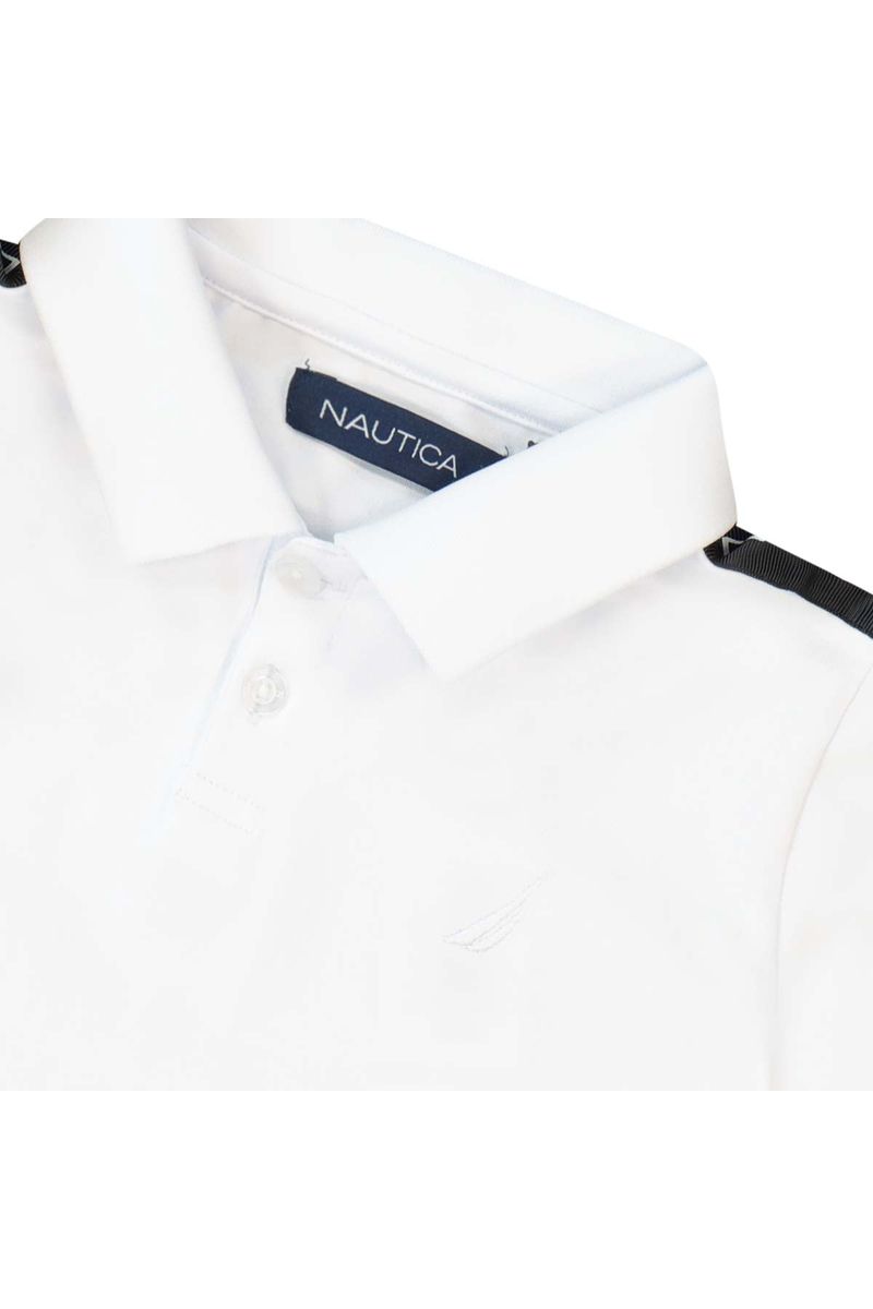 חולצת צווארון NAUTICA קלאסית לילדים WHITE / 2Y