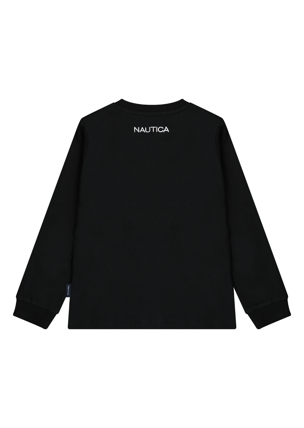 חולצת טישירט NAUTICA לוגו מותג בצד לילדים