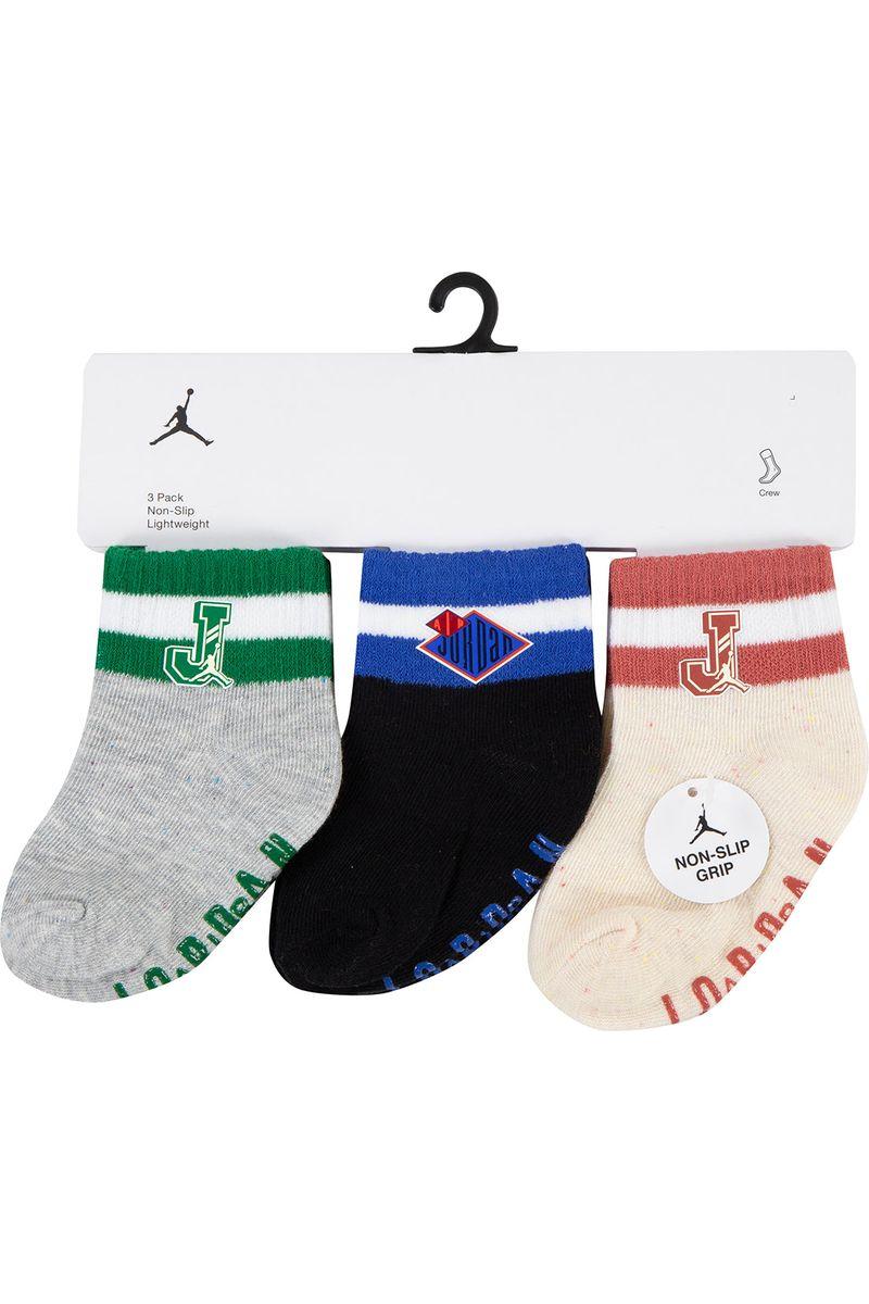 שלישיית גרביים JORDAN לוגו מותג לתינוקות