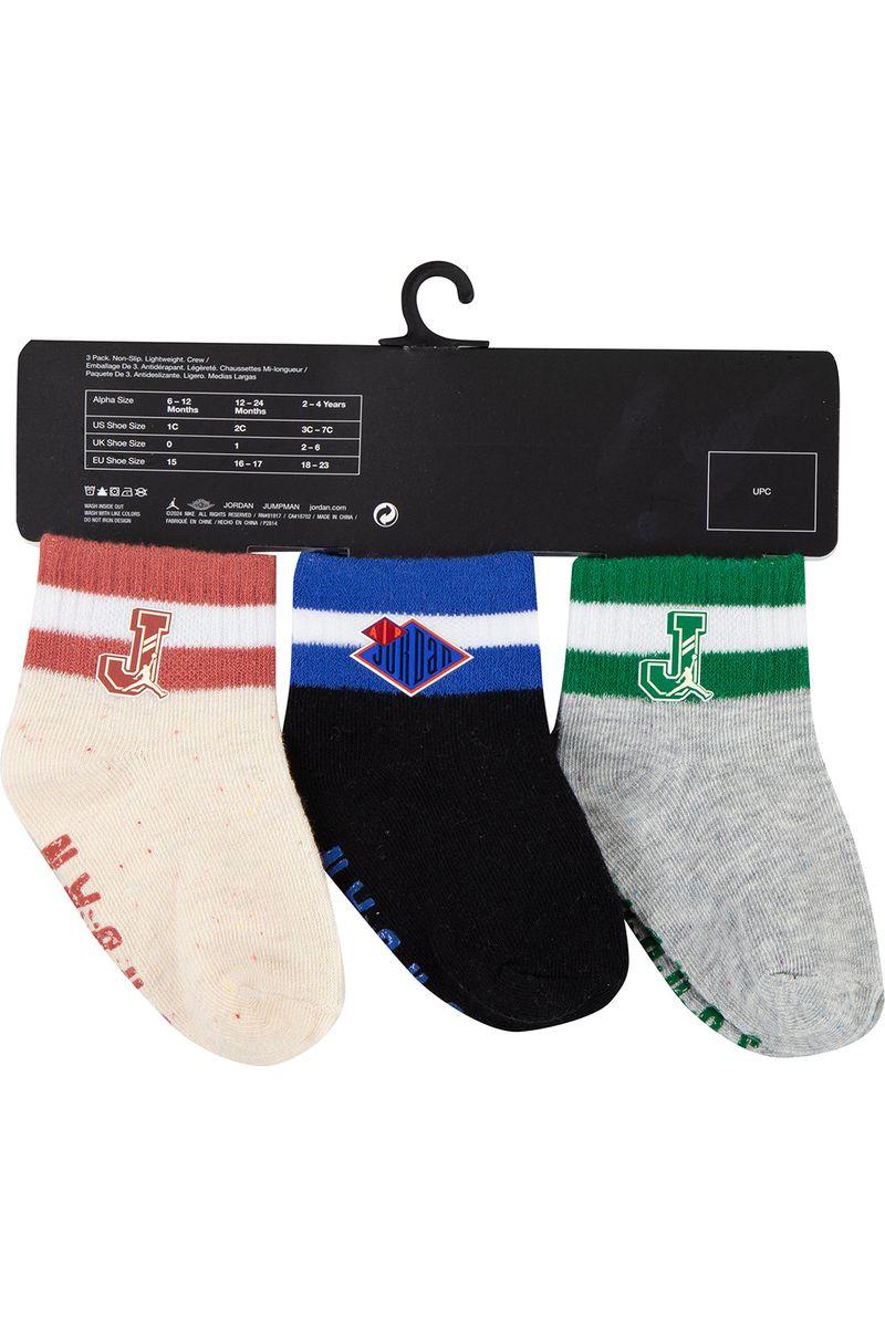 שלישיית גרביים JORDAN לוגו מותג לתינוקות