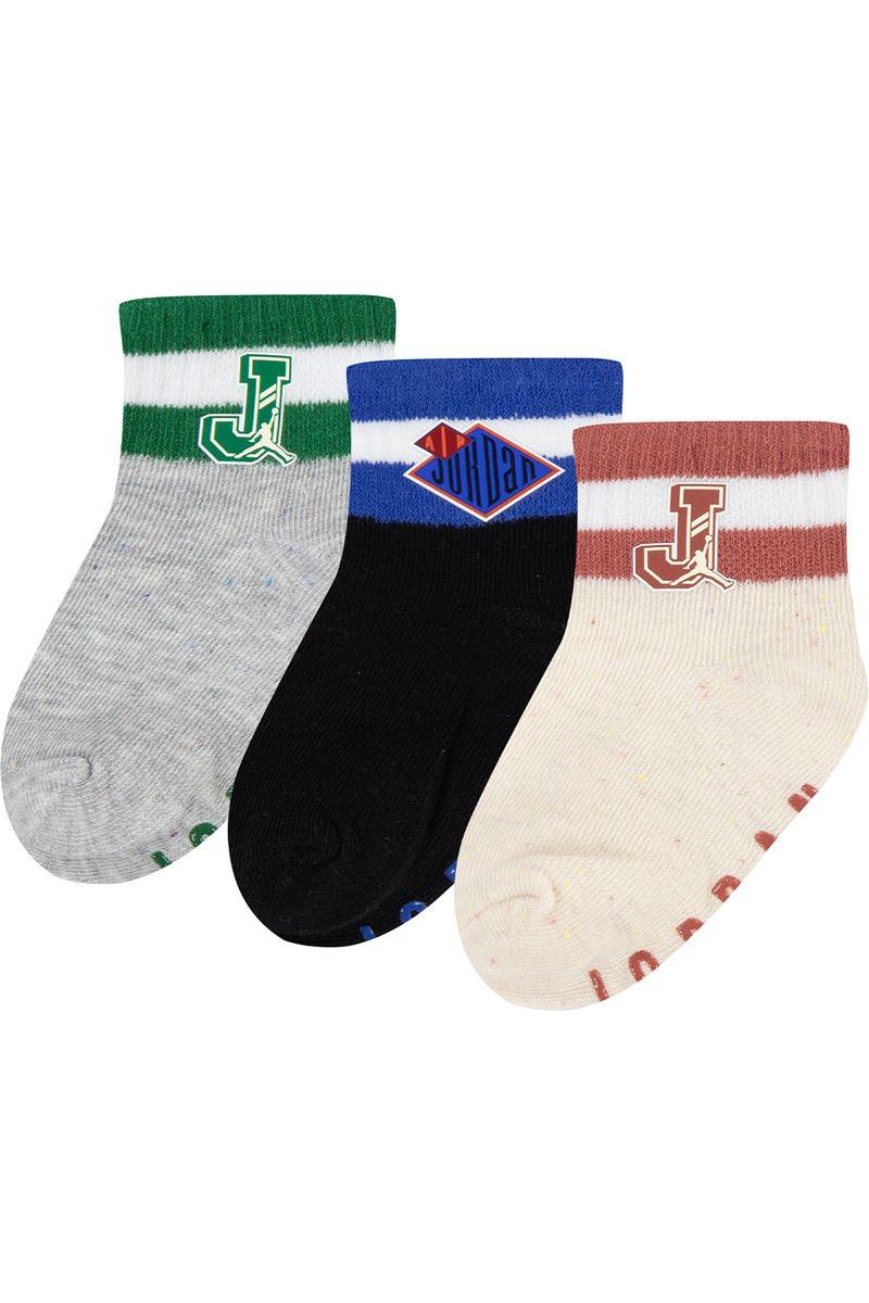 שלישיית גרביים JORDAN לוגו מותג לתינוקות