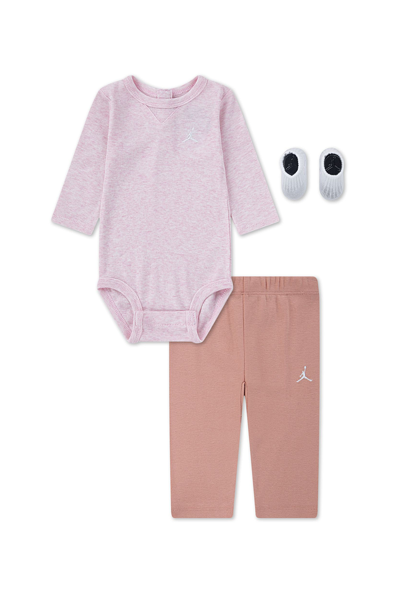 סט אוברול JORDAN לתינוקות עם מכנס תואם לתינוקות