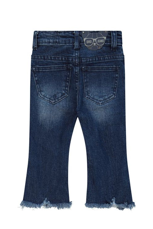 מכנסי ג'ינס ORO קרעים בברך לילדות Blue / 12-18M