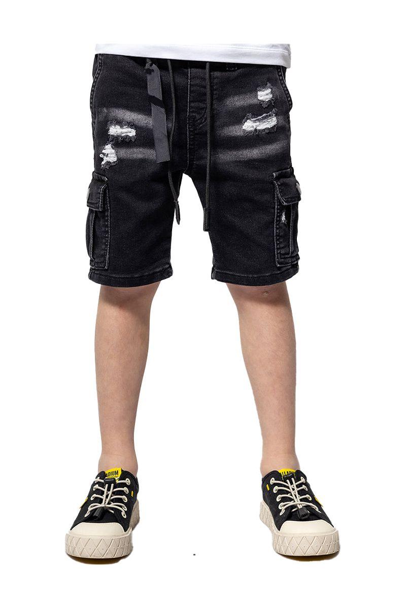 מכנסי ג'ינס ORO קצרים כיסים בצדדים לילדים