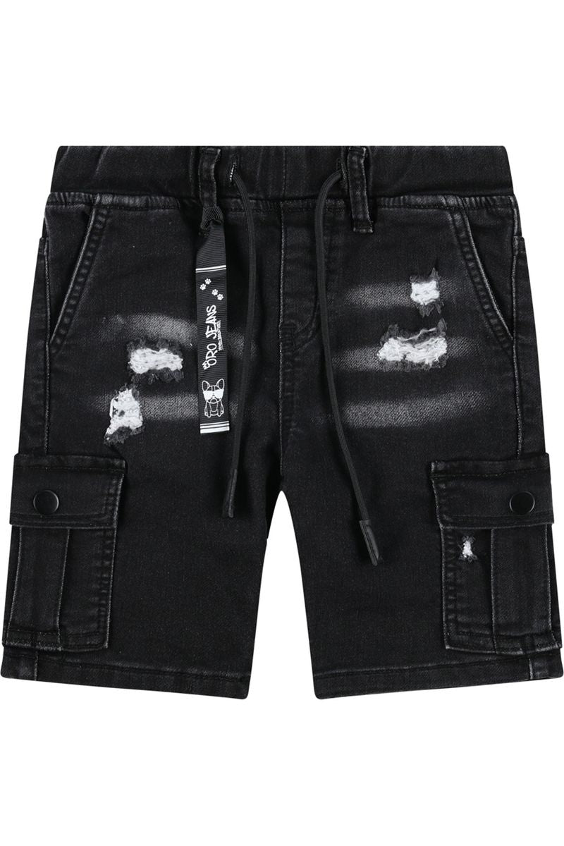 מכנסי ג'ינס ORO קצרים כיסים בצדדים לילדים