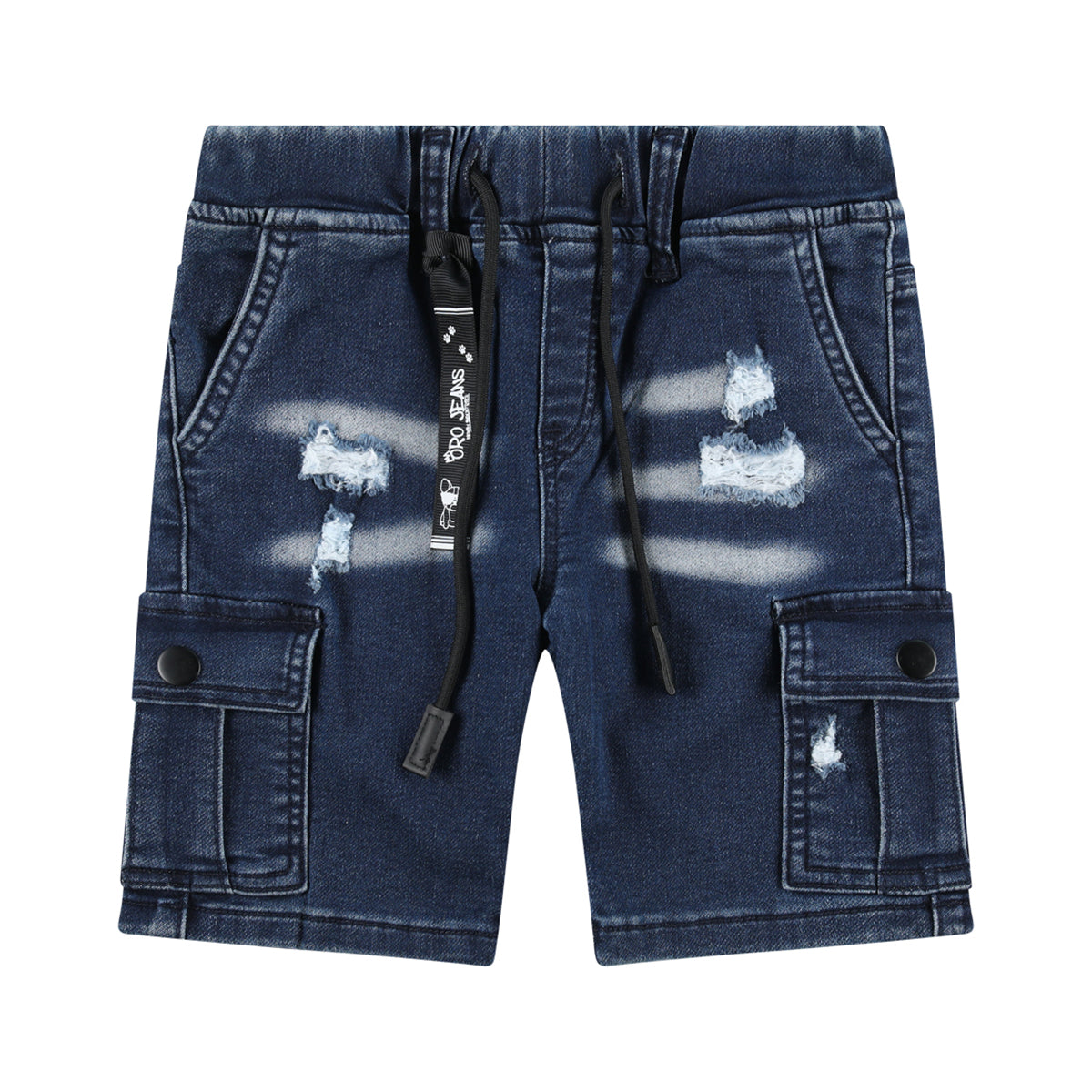 מכנסי ג'ינס ORO קצרים כיסים בצדדים לתינוקות
