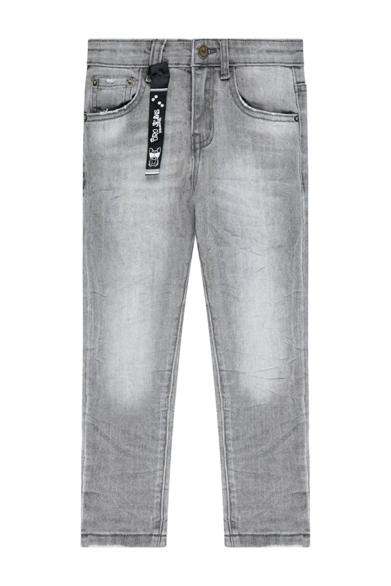 מכנסי ג'ינס ORO משופשפים לילדים