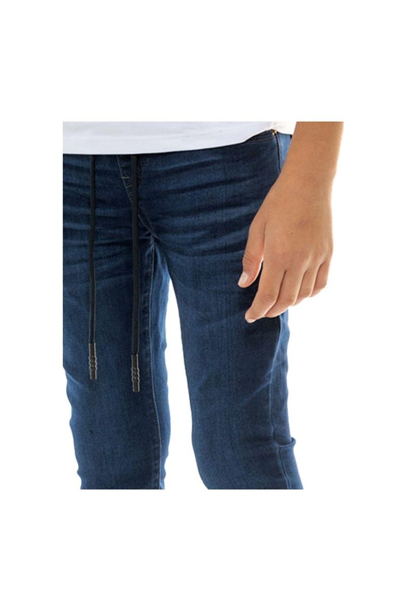 ג’ינס חלק עם שרוכים ORO בנים